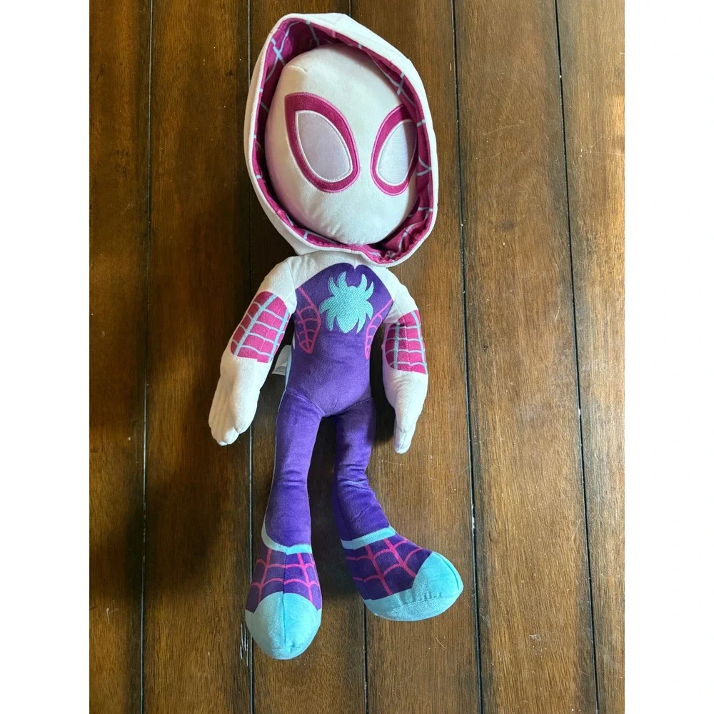 Marvel Spidey and His Amazing Friends Ghost-Spider Plush 21 Inch Jazwares Gwen